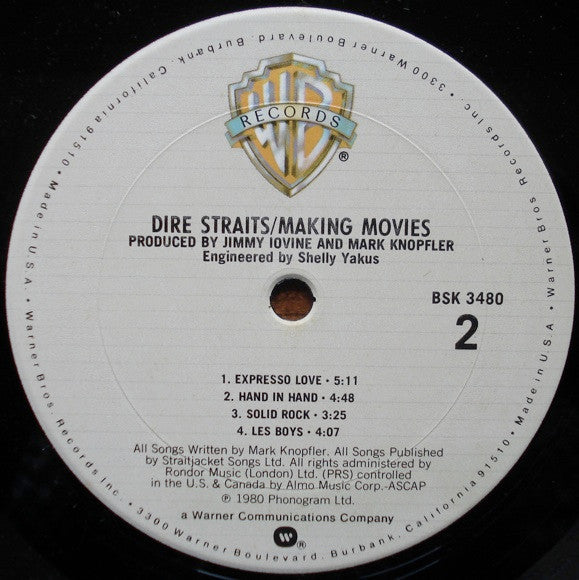 Dire Straits : Making Movies (LP, Album)