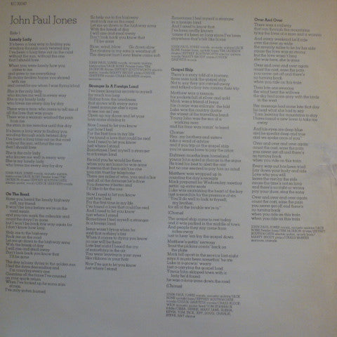 John Paul Jones (5) : John Paul Jones (LP, Album)