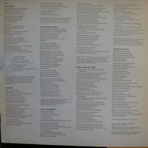 John Paul Jones (5) : John Paul Jones (LP, Album)