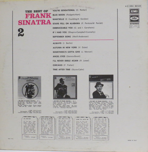 Frank Sinatra : The Best Of Frank Sinatra N.2 (LP, Comp)