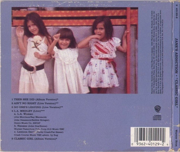 Jane's Addiction : Classic Girl (CD, Maxi)