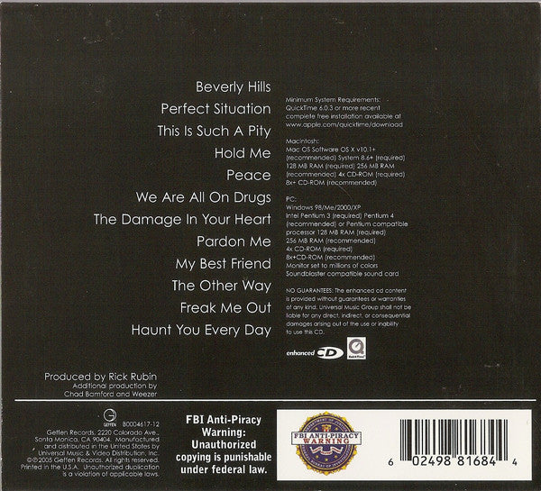 Weezer : Make Believe (CD, Album, Enh, Dig)