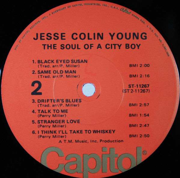 Jesse Colin Young : The Soul Of A City Boy (LP, Album, RE, Los)
