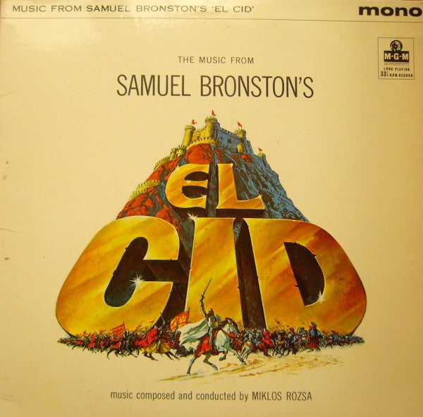 Miklós Rózsa : The Music From Samuel Bronston's El Cid (LP, Album)