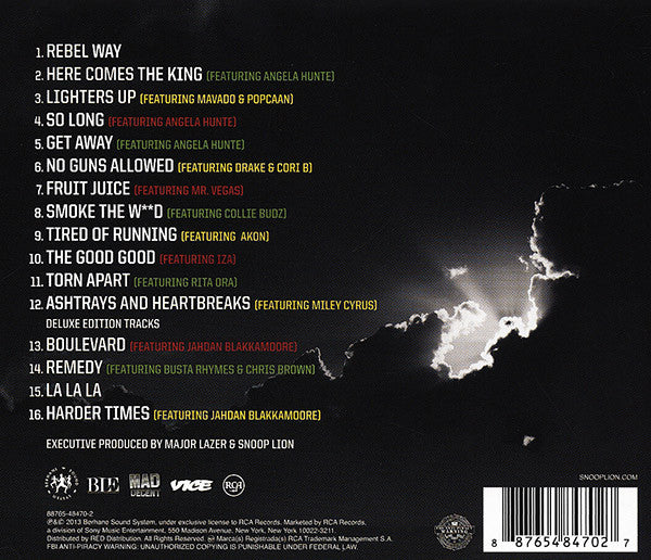 Snoop Lion : Reincarnated (CD, Album, Dlx)