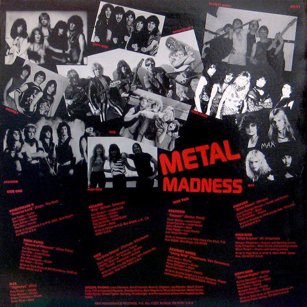 Various : Metal Madness Volume One (LP, Comp, Red)