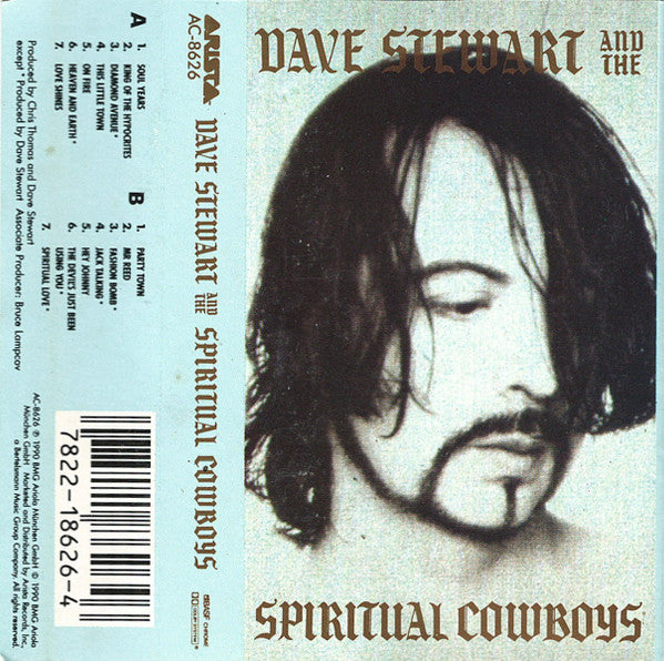 Dave Stewart And The Spiritual Cowboys : Dave Stewart And The Spiritual Cowboys (Cass, Album)