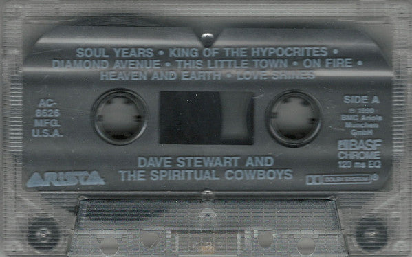 Dave Stewart And The Spiritual Cowboys : Dave Stewart And The Spiritual Cowboys (Cass, Album)
