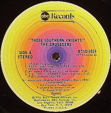 The Crusaders : Those Southern Knights (LP, Album)