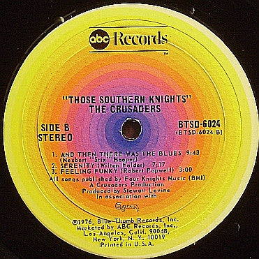 The Crusaders : Those Southern Knights (LP, Album)