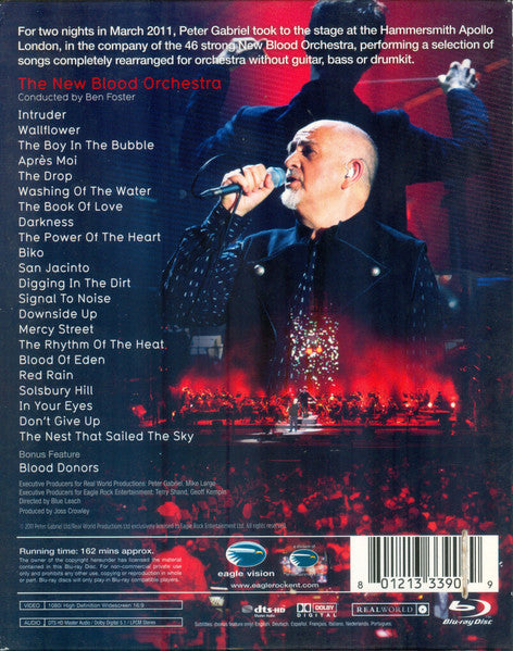 Peter Gabriel : New Blood - Live In London (Blu-ray)