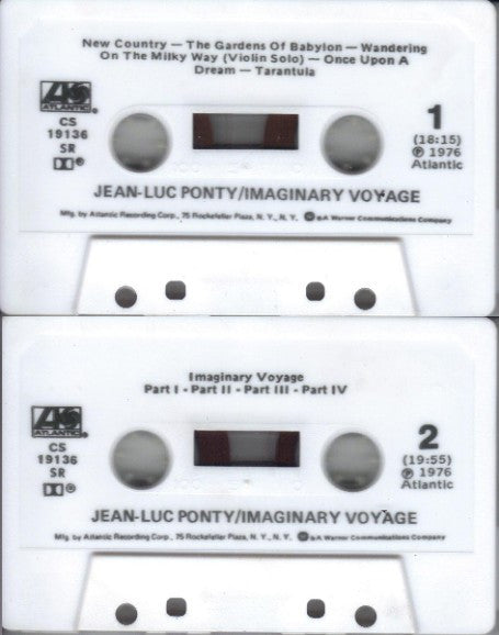 Jean-Luc Ponty : Imaginary Voyage (Cass, Album)