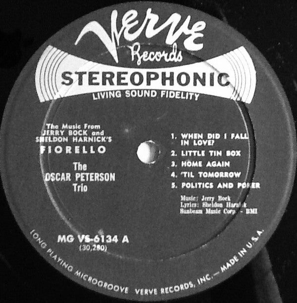 The Oscar Peterson Trio : Fiorello (LP)