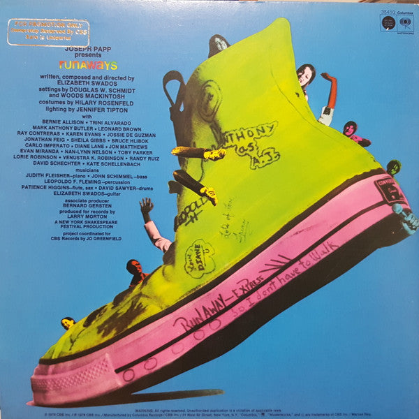 "Runaways" Original Cast : Runaways (LP, Promo, Gat)