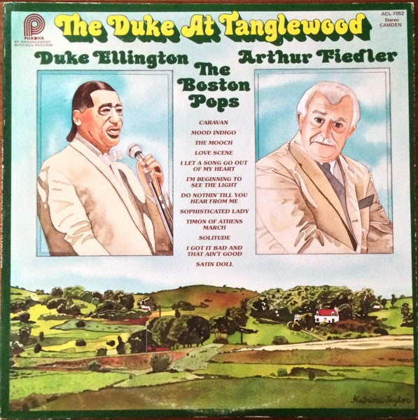 Duke Ellington - Boston Pops Orchestra / Arthur Fiedler : The Duke At Tanglewood (LP, Album, RE)
