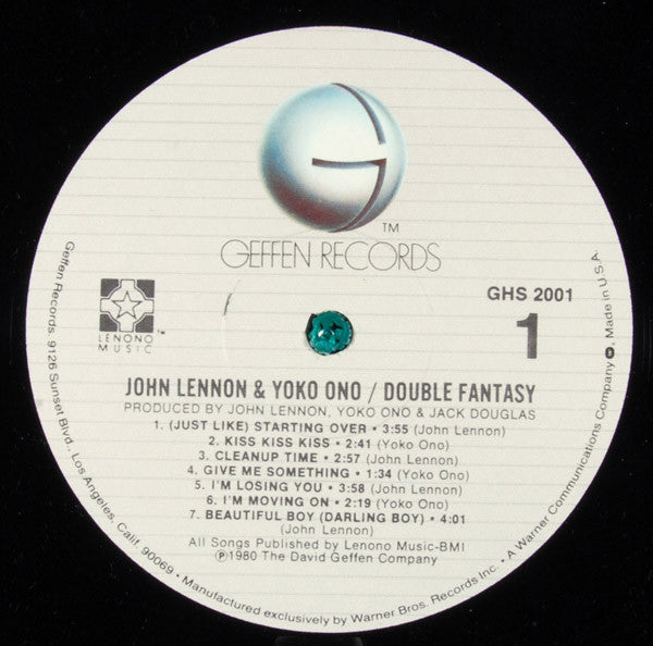 John Lennon & Yoko Ono : Double Fantasy (LP, Album, Cor)