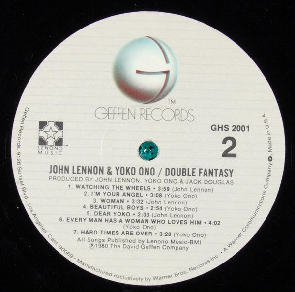John Lennon & Yoko Ono : Double Fantasy (LP, Album, Cor)
