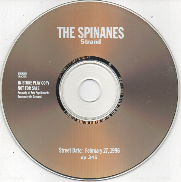 The Spinanes : Strand (CD, Advance, Album)