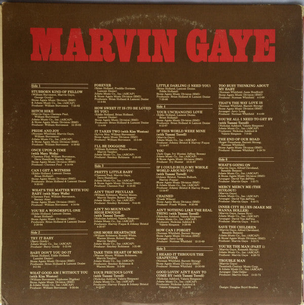 Marvin Gaye : Anthology (3xLP, Comp, Promo, Ind)