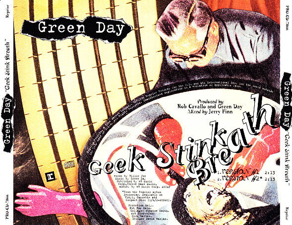 Green Day : Geek Stink Breath (CD, Single, Promo)