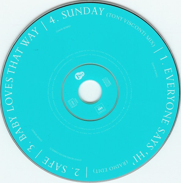 Bowie* : Everyone Says 'Hi' (CD, Single)