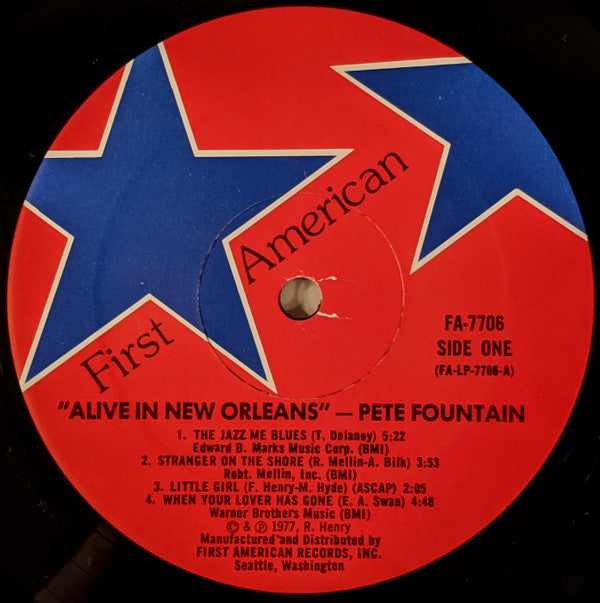 Pete Fountain : Alive In New Orleans (LP, Album)