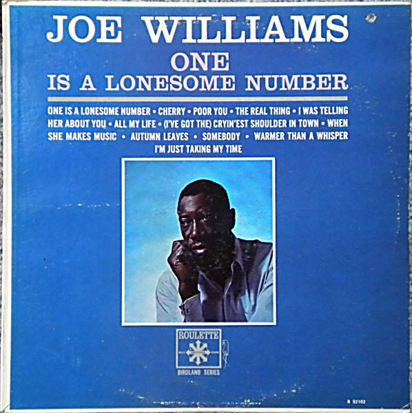 Joe Williams : One Is A Lonesome Number (LP, Album, Mono)