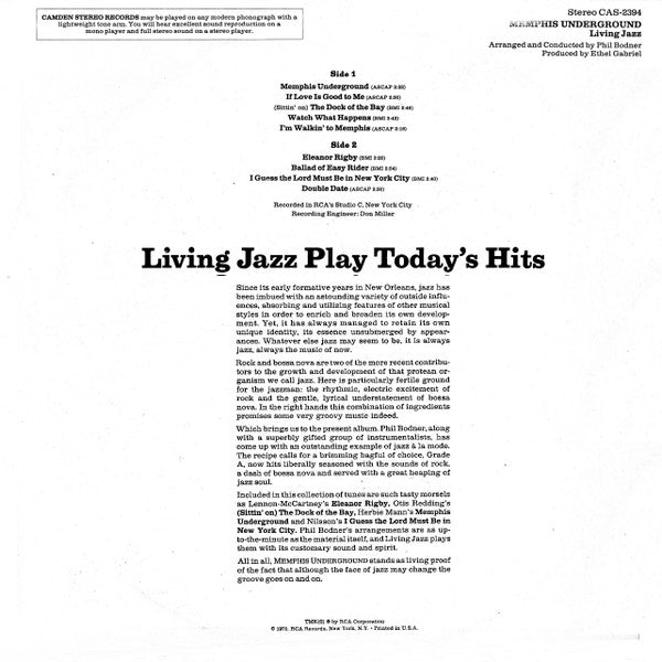 Living Jazz : Memphis Underground (LP)