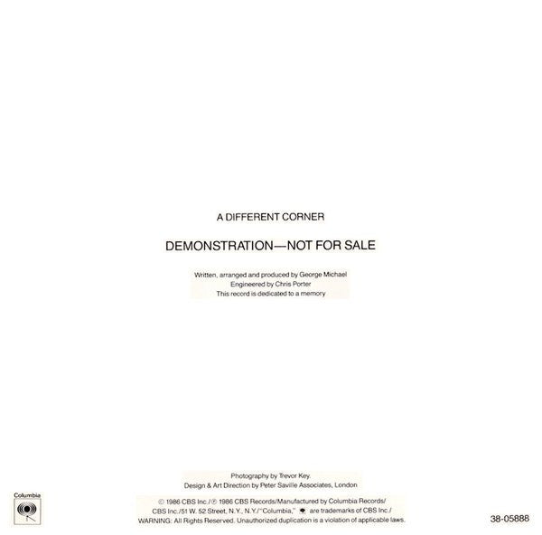 George Michael : A Different Corner (7", Single, Promo, Styrene)