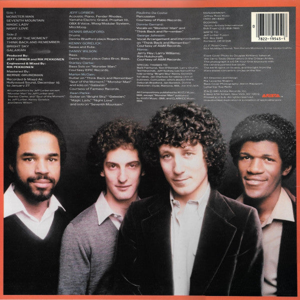 The Jeff Lorber Fusion : Galaxian (LP, Album, San)