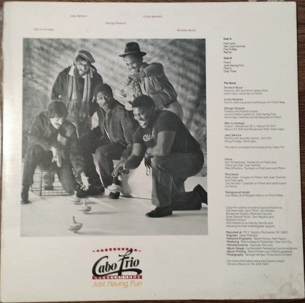Cabo Frio : Just Having Fun (LP, Album)