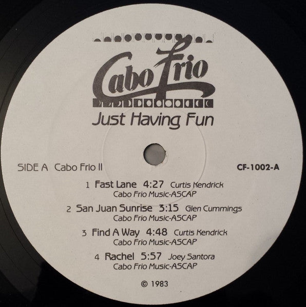 Cabo Frio : Just Having Fun (LP, Album)