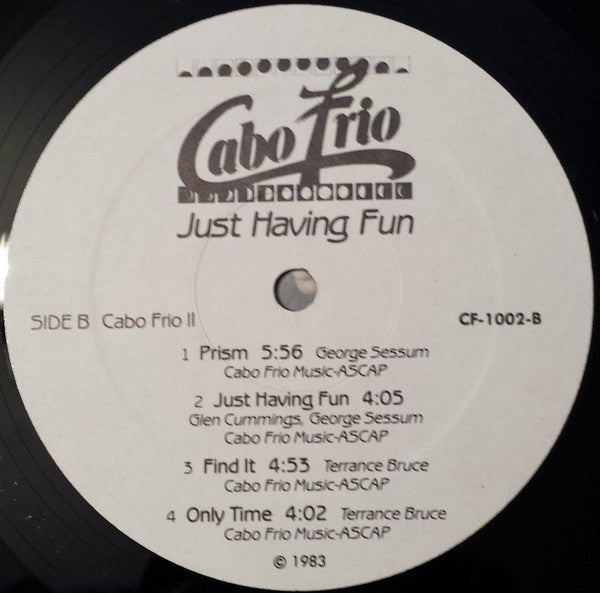 Cabo Frio : Just Having Fun (LP, Album)
