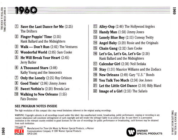 Various : 1960 (CD, Comp, RM)