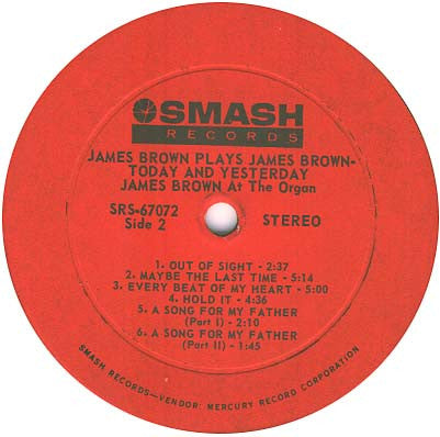 James Brown : James Brown Today & Yesterday (LP, Album)