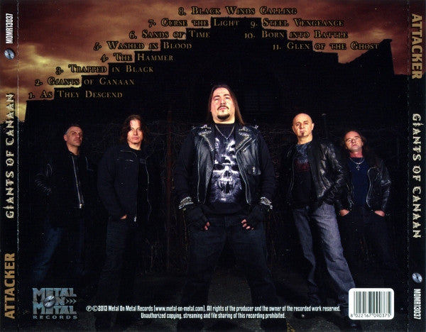 Attacker : Giants Of Canaan (CD, Album)