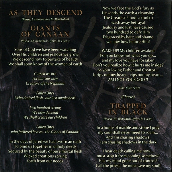 Attacker : Giants Of Canaan (CD, Album)