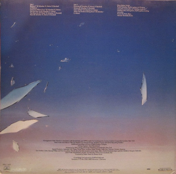 Scorpions : Blackout (LP, Album, Club, CRC)