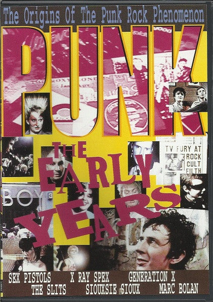Various : PUNK  The Early Years (DVD)