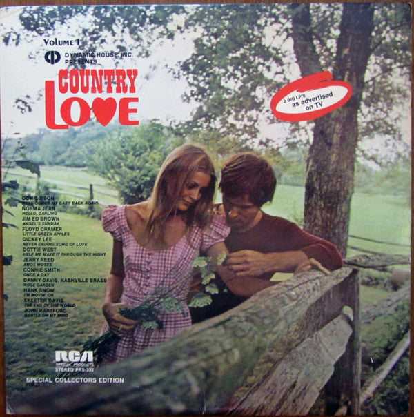 Various : Country Love Volumes 1 & 2 (2xLP, Comp)