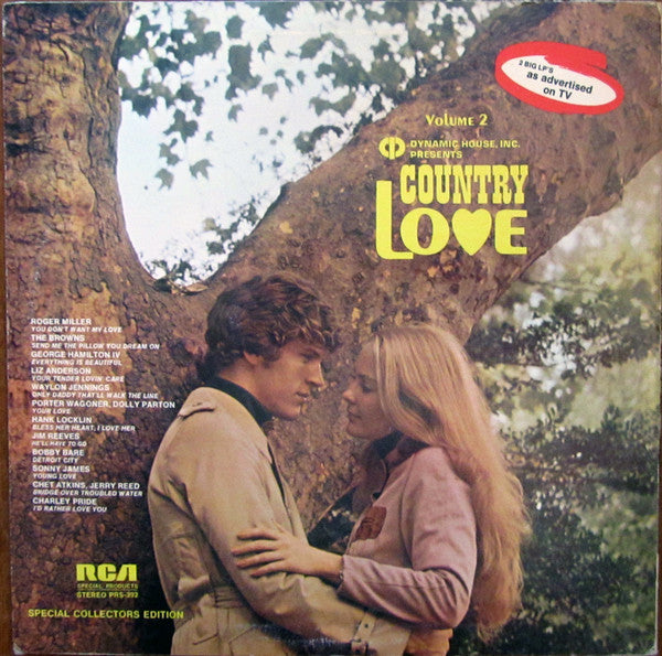 Various : Country Love Volumes 1 & 2 (2xLP, Comp)