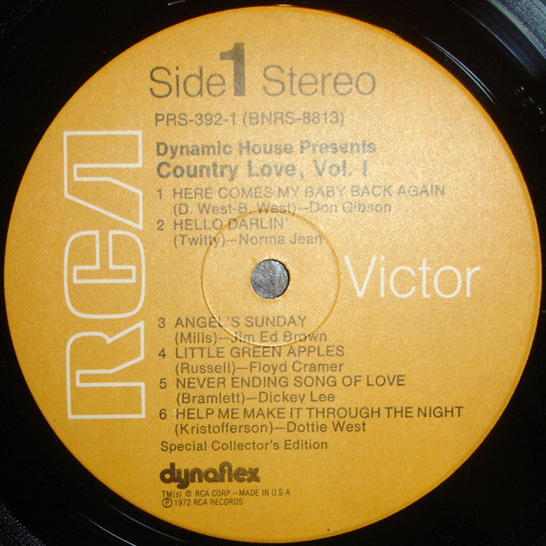 Various : Country Love Volumes 1 & 2 (2xLP, Comp)