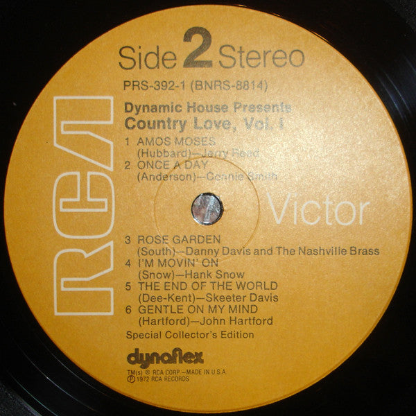 Various : Country Love Volumes 1 & 2 (2xLP, Comp)
