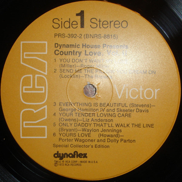 Various : Country Love Volumes 1 & 2 (2xLP, Comp)