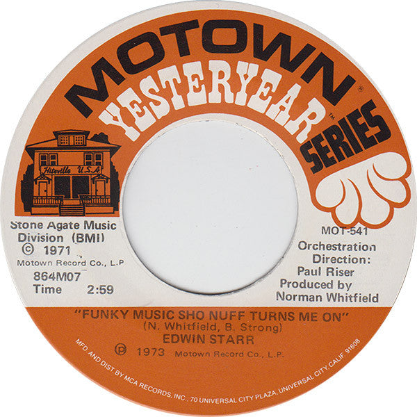 Edwin Starr : Twenty-Five Miles (7", M/Print, Sup)