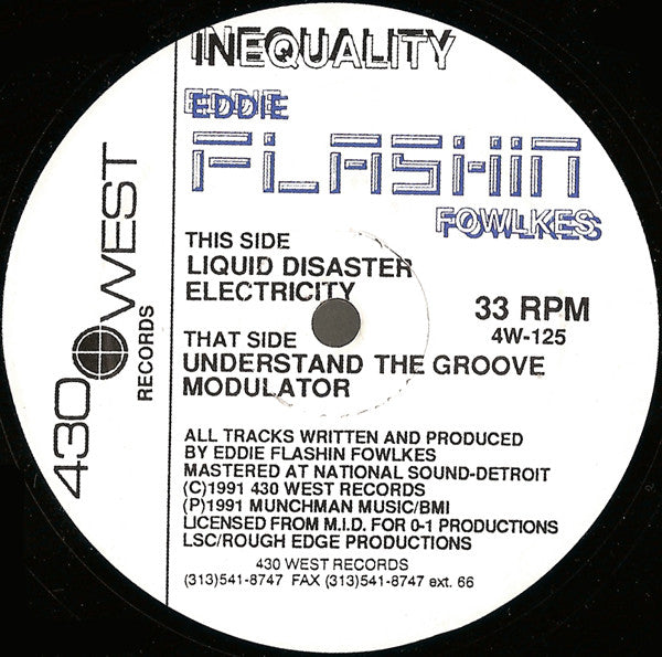 Eddie Fowlkes : Inequality (12")