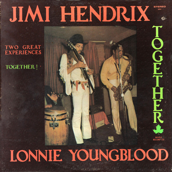 Jimi Hendrix And Lonnie Youngblood : Two Great Experiences - Together (LP)