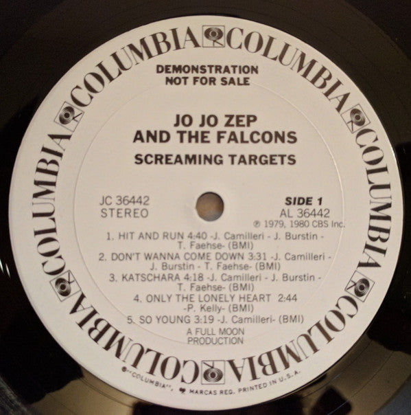 Jo Jo Zep and the Falcons : Screaming Targets (LP, Album, Promo)