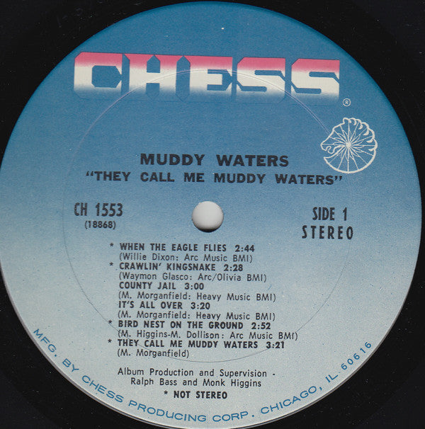 Muddy Waters : They Call Me Muddy Waters (LP, Comp, Mono)