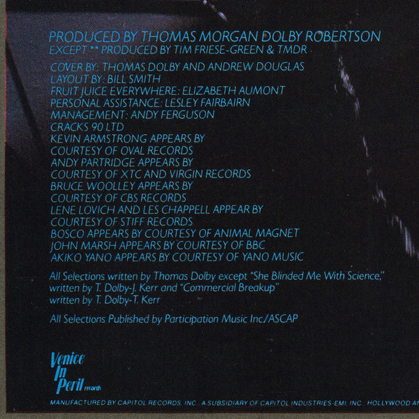 Thomas Dolby : The Golden Age Of Wireless (LP, Album, RE, Win)